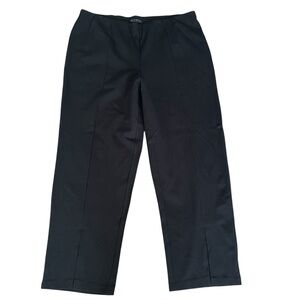 ELOQUII Split Hem Pull On Pant Black Size 22 Office Career Goth